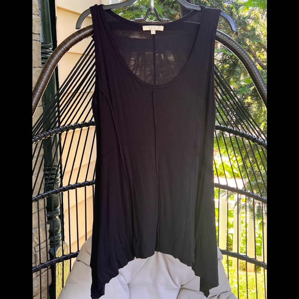 JOAN VIAS BLACK SLEEVELESS TOP